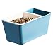 gaoqiao Panier de vidange de Fruits à Double Couche | Bols de Service carrés de qualité Alimentaire pour céréales et Fruits,Support de Fruits pour Chips et Trempette, légumes, Bonbons et collations
