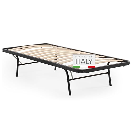 RETE ESTRAIBILE PLAY: Con dimensioni di 80x190 cm, un'altezza di 30 cm e una portata massima di 100 kg, la rete estraibile Play è progettata per ottimizzare gli spazi. Quando chiusa, misura solo 6 cm in altezza, permettendo un facile inserimento all'interno di strutture letto o divani senza ingombrare