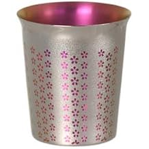 horie Titanium Double Tumbler Mellow Kiriko Mini Pink T 14 KR EP250