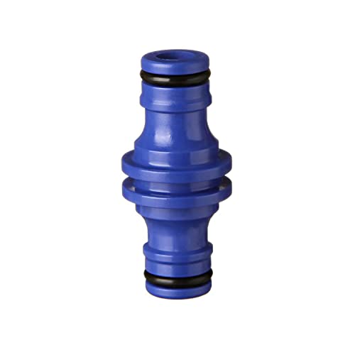 Tatay Two-Way Male Coupling Hose Connector, Blue, Universal
