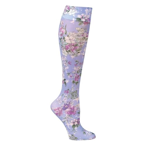 Image of Celeste Stein Therapeutic Graduated Women Compression Socks, Diabetic Socks For Womens, 8-15 mmHg For Regular Calf