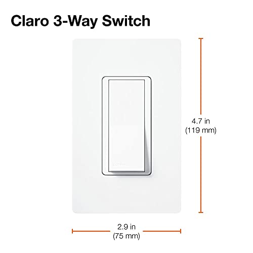 Lutron-Claro-OnOff-Switch-For-All-Light-Bulbs-Sources-and-Motor-Loads-15-Amp-3-Way-CA-3PS-WH-White