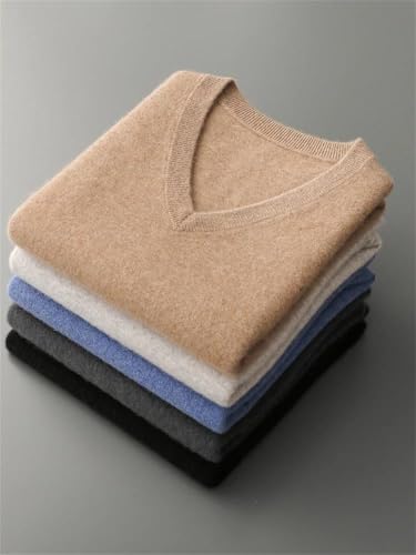 Men's V Neck Solid Casual Sleeveless Merino Wool Sweater Pullover Vest Tank Tops2