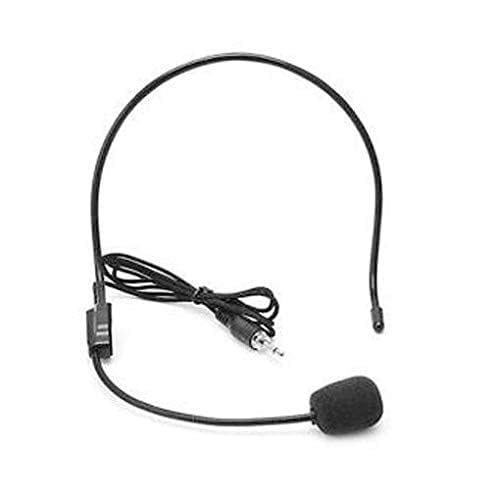 Image of Drumstone (𝟏𝟓 𝐘𝐞𝐚𝐫𝐬 𝐖𝐚𝐫𝐫𝐚𝐧𝐭𝐲 Wired Headband Microphone with Noise Cancellation | Crystal Clear Voice Mic with Comfortable Neck Design for Lecturing, Gaming, Recording & Live