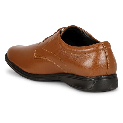 Image of Wenzal Men's Synthetic Lace Up Office wear Comfortable Formal Shoes | Casual Shoes for Men| Royal Look Shoes for Men