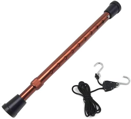 Replacement Hatch Jammer Support Rod with Nylon Rope - 15"-24" Retractable Trunk Tailgate Lift Strut, Auto Body Tool for Car Polishing Repair Paint