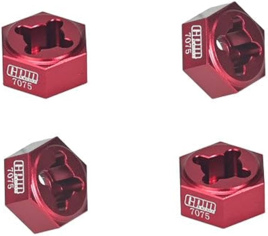 Amazon.com: Aluminum 7075 Wheel Hex Set Fits Arrma 1/18
