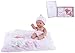 Rosatoys-3058 Coussin et Robes pour bébé 26 cm Multicolore (3058)