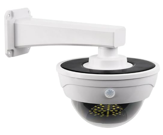 DREWIT STAR LED Solar Power Light Outdoor Waterproof Security LED Lights Monitor CCTV Surveillance Simulation Camera Lamps Fake Dome CCTV Camera