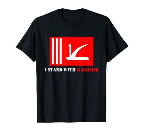 Photo de T-shirt avec drapeau « I Stand With Kashmir » T-Shirt