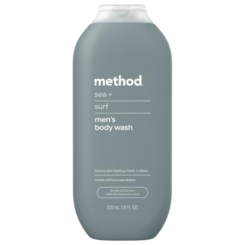 Image of method Men's Body Wash, Sea + Surf Scent, 18 fl oz