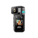 HEIBTENY 2.7K HD Action Kamera für Sport & Radfahren, magnetische Halterung, drehbares Objektiv, kompakte Action-Kameras (schwarz)