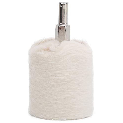 Disco de pulido de tela, disco de pulido para taladro, juego de discos de pulido, rueda de pulido de tela blanca, tipo cilíndrico, pulidora de potencia y almohadillas de pulido (tipo cilíndrico de 40