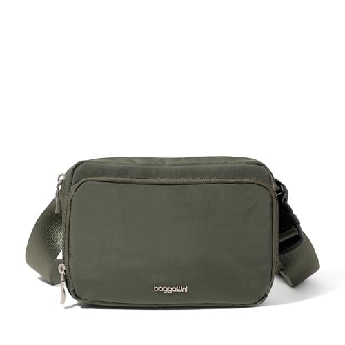 Image of Baggallini Modern Belt Bag 5x8 Travel Fanny Pack Sling Bag Waistpack w /RFID Card Holder Water-resistant Crossbody Bag