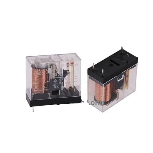 Relé G2R-1A 12V CC de 4 pines para placas de circuito impreso pack de 5 unidades