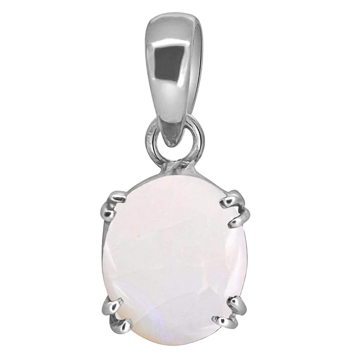 Médaillon opale naturelle certifiée contre les fausses gemmes : authenticité 5,25 carats