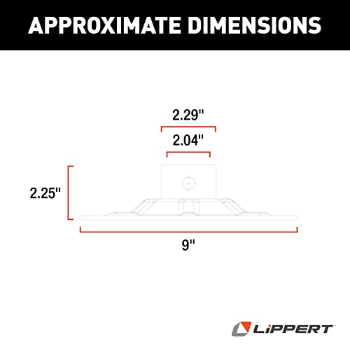 Lippert Components - 377962 Foot Pad - Rear Hall Effect Jack #TOP1