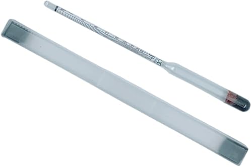 Miniatura 8 de Kit de hidrómetro de alcohol 2x Alcoholímetros 0-100% ABV, Proof Tralle 0-200 Balanzas dobles para Spirit Moonshine Whisky Brandy Destilación Prueba