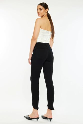 SALT TREE Kancan - Women's High Rise Ankle Skinny Jeans - KC8395-NV4