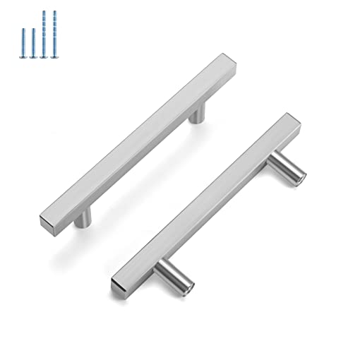 Cheapest 🛒 homdiy 96mm Brushed Nickel Cabinet Pulls Drawer Handles - HDJ22SN Kitchen Cabinet Handles Cupboard Handles Stainless Steel Drawer Pulls, 30 Pack