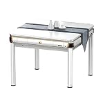 BXHouP-BaiZTM Automatic Mahjong Table Dinning Table Equipped With Ashtray, Cup Holder, Panel and USB Charging Ports Comes 2 Sets of Tiles(White)