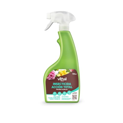 VITHAL Insecticide à action totale LU 750 ml - Insecticide systémique contre tous types de parasites, protège pendant plusieurs semaines, efficace contre les acariens, les pucerons et les mouches