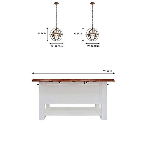 Home Decorators Collection 27030 1-Light Bronze & Champagne Pewter Mini Pendant thumb #4