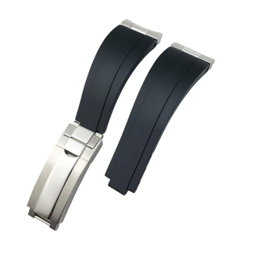 ^J[uGhNGhNo[EHb`oh 19mm 20mm 21mm bNXTu}[ifCgWXgfCgiICX^[tbNXVRXgbvΉ(Black,21mm,For RLX Daytona)