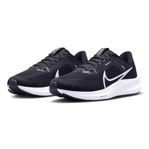ammortizzazione NIKE Air Zoom Pegasus 40 Sneakers Uomo, Nero Bianco Ferro Grigio, 40.5 EU