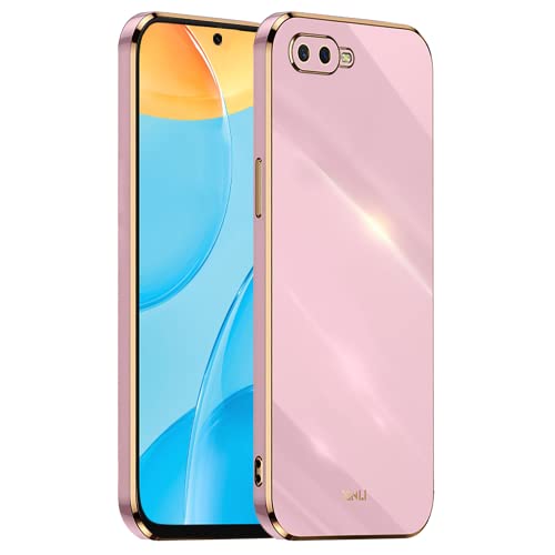 EASSGU [Telaio Elettrolitico Custodia per OPPO RX17 Neo (6.41' Inches) Cover Protettiva in Morbido Silicone TPU - Viola