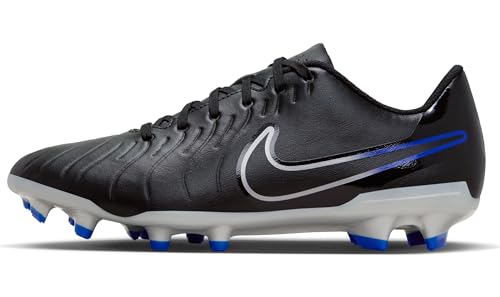 NIKE Men's Football Low, Black Chrome Hyper Royal, 13.5 AU