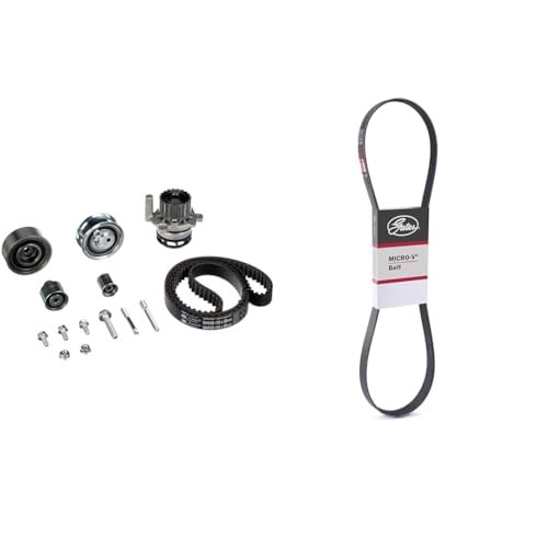 Courroie GATES 6PK1070 et kit distribution KP25649XS-1 pour réparation auto