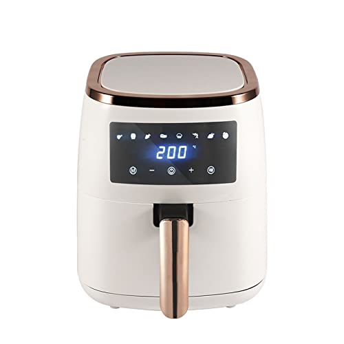 ZXSXDSAX Luchtfriteuses 5.5L Multifunctional Hot Air Fryer Household Electric Oven Fully Automatic Electric Fryer 360° Thermal Cycling