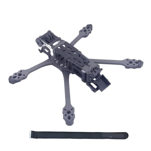 O3 225mm �J�[�{���t�@�C�o�[�\���t���[���L�b�g 5 �C���`�AQuadcopter �t���[�X�^�C�� �h���[�����i�ɑΉ�(Mark5 DC O3 black)