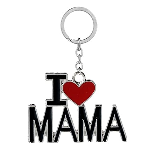 WEIHU Mama Geburtstagsgeschenke Schlüsselanhänger I Love MOM Schlüsselanhänger Mama Geburtstag Weihnachten Muttertagsgeschenke,Mama Cover