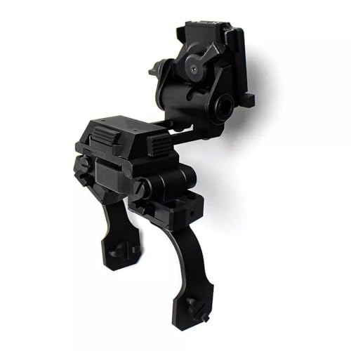 TONGDAJINBAO Night Vision Goggles NVG L4 G24 Mount Aluminum Alloy Helmet Mount+Dual PVS 14 J Arm Binocular Dovetail Bridge Mount for Hunting/Outdoors(Black)