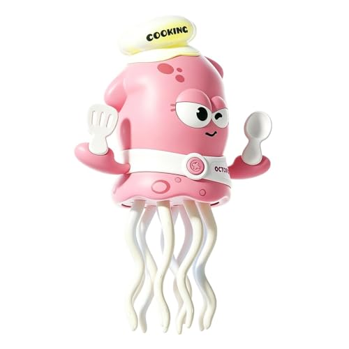 Générique Jouet De Dansant Rampant – Chenille Lumineuse Musicale Automatique, Figurine De Poulpe Mobile Interactive, Gadget De Divertissement pour |...