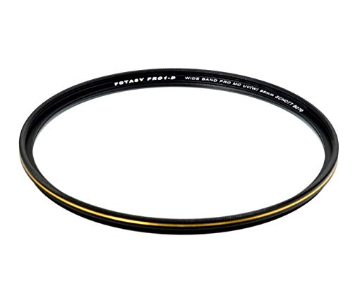 Image of Fotasy 95mm Ultra Slim UV Protection Lens Filter, Nano Coatings MRC Multi Resistant Coating Oil Water Scratch, 18 Layers Multi-Coated 95 mm MCUV Filter, Transmission Rate ≥ 99.7%, Schott B270 Glass