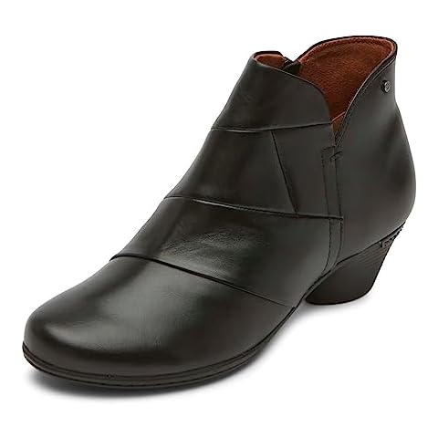 Cobb Hill Women's Laurel New Bootie Ankle Boot, Black Leather, 6 Cover