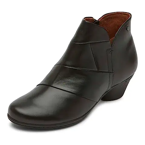 Cobb Hill Women's Laurel New Bootie Ankle Boot, Black Leather, 6 Cover