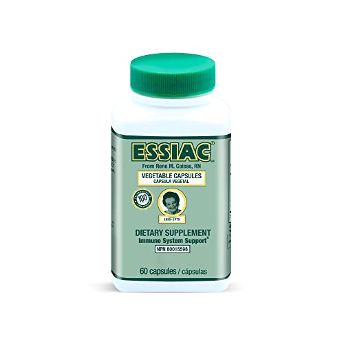 ESSIAC Tea All-Natural Herbal Extract Capsules – 60 Capsules | Powerful Antioxidant Blend to Help...