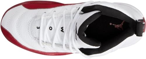 NIKE Jordan Retro 12 Bp Little Kids Shoes Size-2.5 White/Black-Varsity Red3
