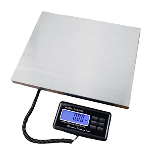 Báscula postal digital plataforma 660 lb plata