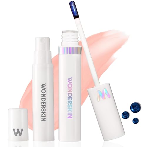 Image of Wonderskin Wonder Blading Lip Stain Peel Off and Reveal Kit - Long Lasting, Waterproof Nude Lip Tint, Transfer Proof Natural Makeup Stain Kit (Adore)