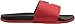 adidas Performance Men's Adilette Chicago Bulls Sandals, Vivid Red/Black/Red, 8 M US