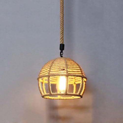 Suspension en corde de chanvre retro pour embellir votre ilot de cuisine