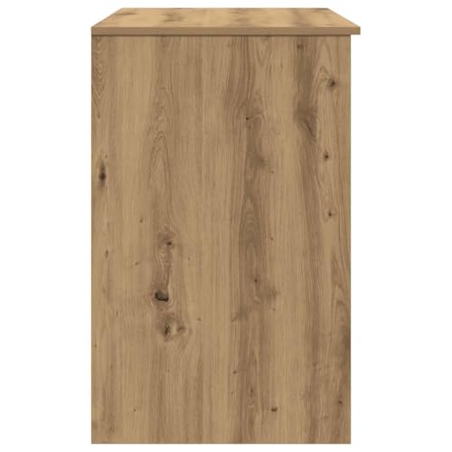 Bureau en chêne pour ordinateur avec rangement de studio - 8