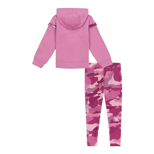 Image of Under Armour Girl's 2-piece Sweatshirt and Leggings Outfit Set