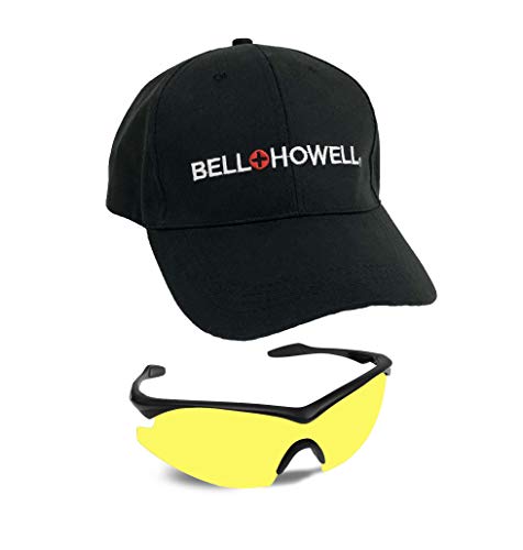 Bell + Howell Night Vission Glasses with Cap, Anti-Glare and Polarized Sports Googles For Clearer Vision, Military Inspired Eyewear Protection For Both Men and Women As Seen On TV