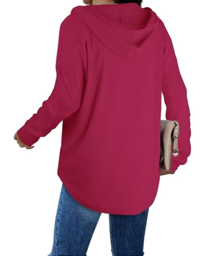 Image of Bofell Womens Fashion Tops Hoodies for Women Pullover Oversized Sweatshirts Long SLeeve Shirts Loose Fit